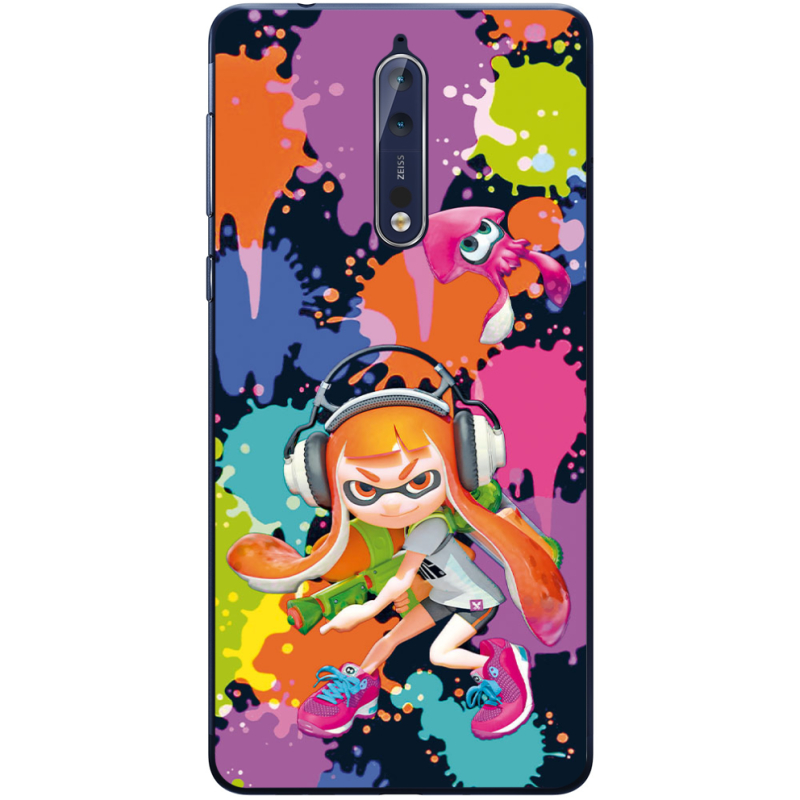 Чехол Uprint Nokia 8 Splatoon Inklings