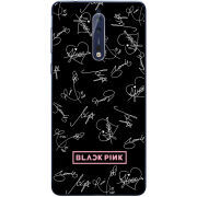 Чехол Uprint Nokia 8 Blackpink автограф