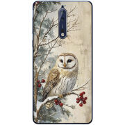 Чехол Uprint Nokia 8 Christmas Owl