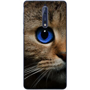 Чехол Uprint Nokia 8 Cat's Eye