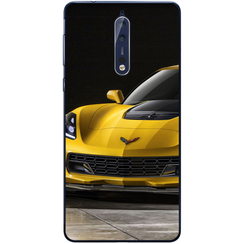 Чехол Uprint Nokia 8 Corvette Z06