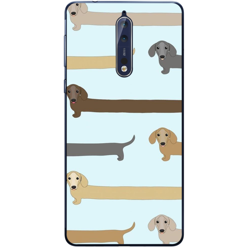 Чехол Uprint Nokia 8 Dachshund