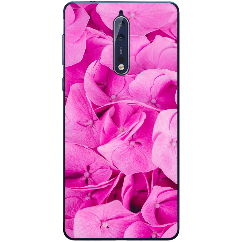 Чехол Uprint Nokia 8 Pink Flowers