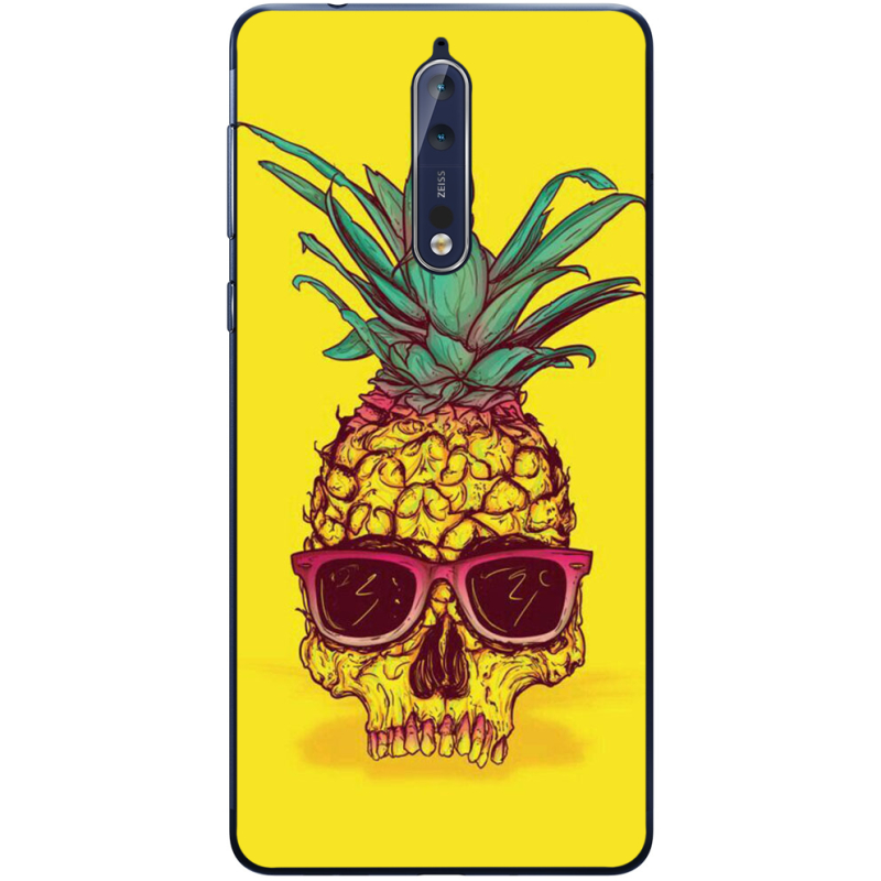 Чехол Uprint Nokia 8 Pineapple Skull