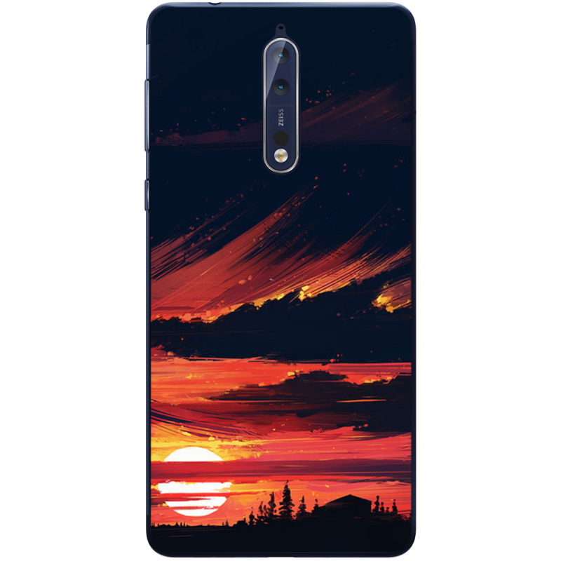 Чехол Uprint Nokia 8 Sundown