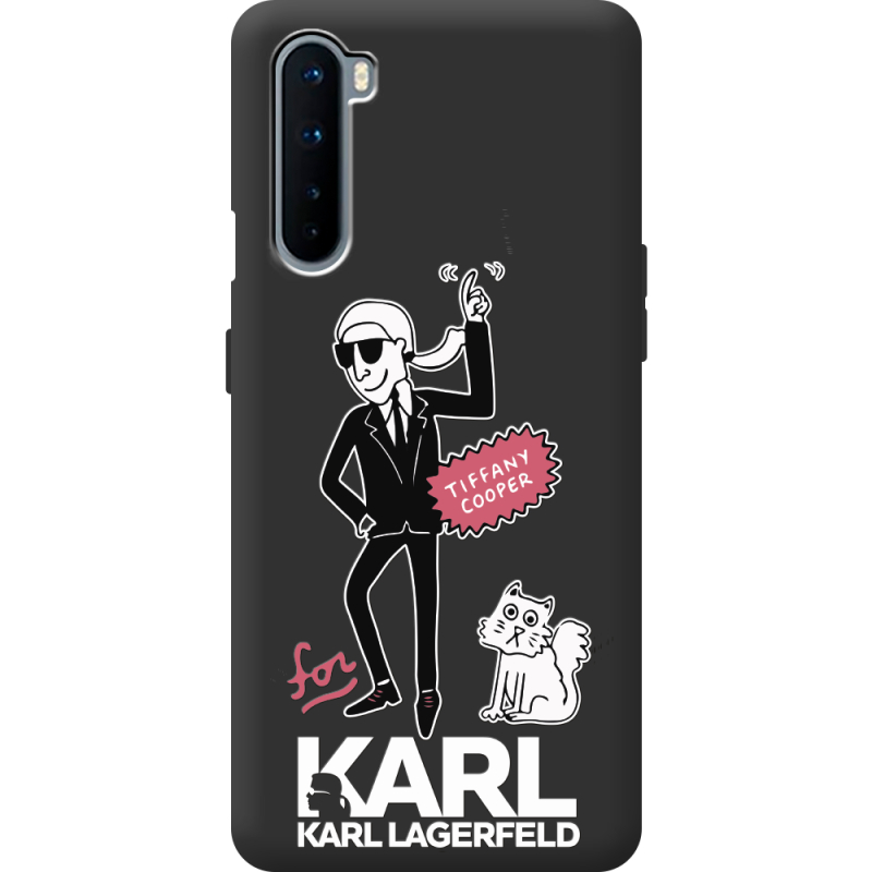 Черный чехол BoxFace OnePlus Nord For Karl