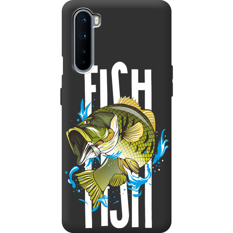 Черный чехол BoxFace OnePlus Nord Fish