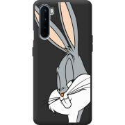 Черный чехол BoxFace OnePlus Nord Lucky Rabbit