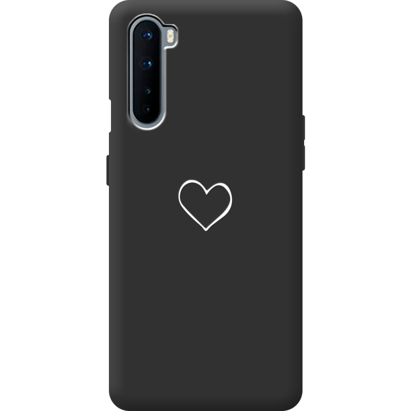 Черный чехол BoxFace OnePlus Nord My Heart