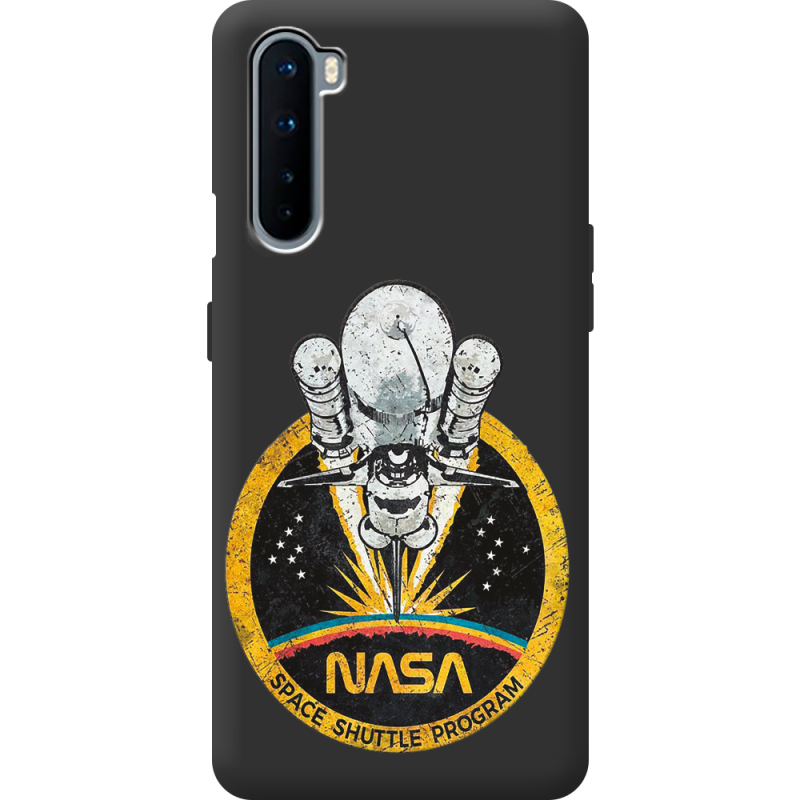Черный чехол BoxFace OnePlus Nord NASA Spaceship