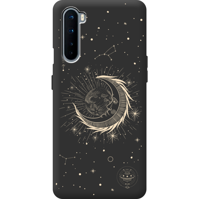 Черный чехол BoxFace OnePlus Nord Moon
