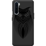 Черный чехол BoxFace OnePlus Nord Owl