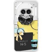 Прозрачный чехол BoxFace Nothing Phone (2a) Fashion Pug