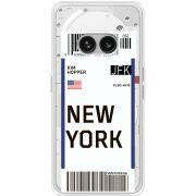 Прозрачный чехол BoxFace Nothing Phone (2a) Ticket New York