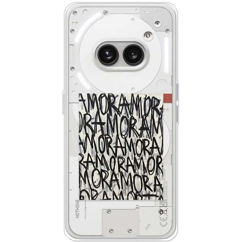 Прозрачный чехол BoxFace Nothing Phone (2a) Amor Amor