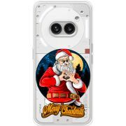 Прозрачный чехол BoxFace Nothing Phone (2a) Cool Santa