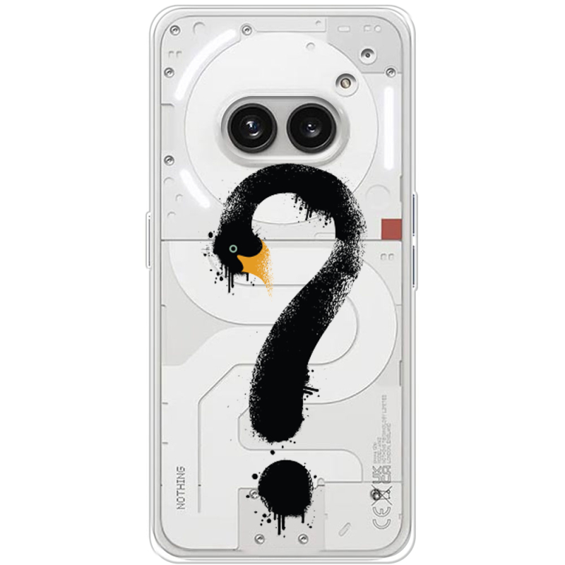 Прозрачный чехол BoxFace Nothing Phone (2a) Swan question