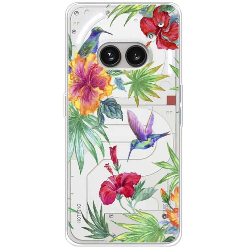 Прозрачный чехол BoxFace Nothing Phone (2a) Tropical