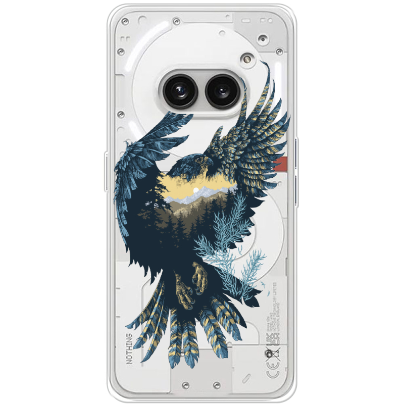 Прозрачный чехол BoxFace Nothing Phone (2a) Eagle