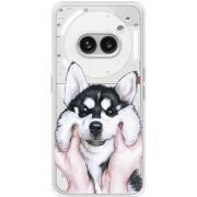 Прозрачный чехол BoxFace Nothing Phone (2a) Husky