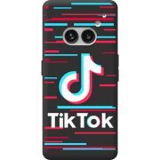 Черный чехол BoxFace Nothing Phone (2a) Tik Tok