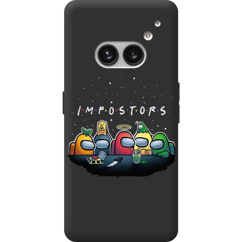 Черный чехол BoxFace Nothing Phone (2a) Among Us Impostors