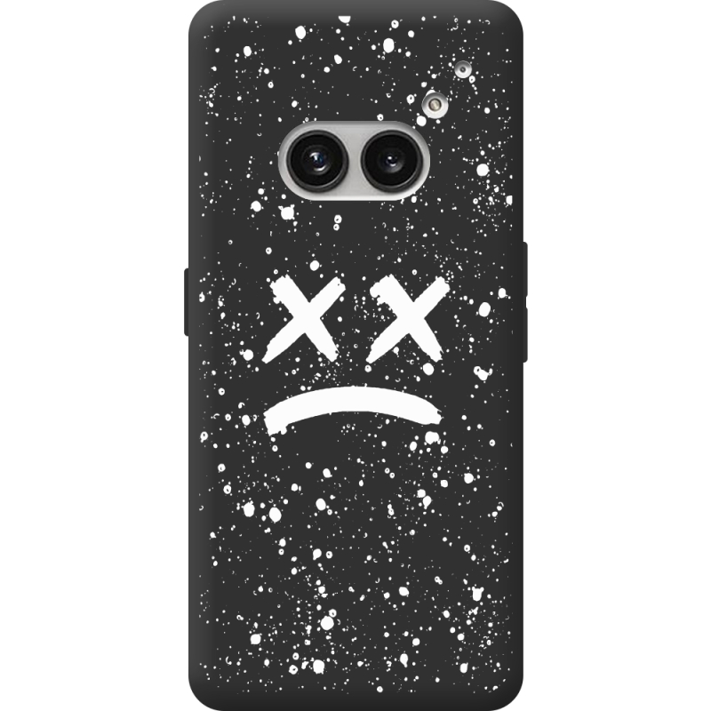 Черный чехол BoxFace Nothing Phone (2a) Sad Way