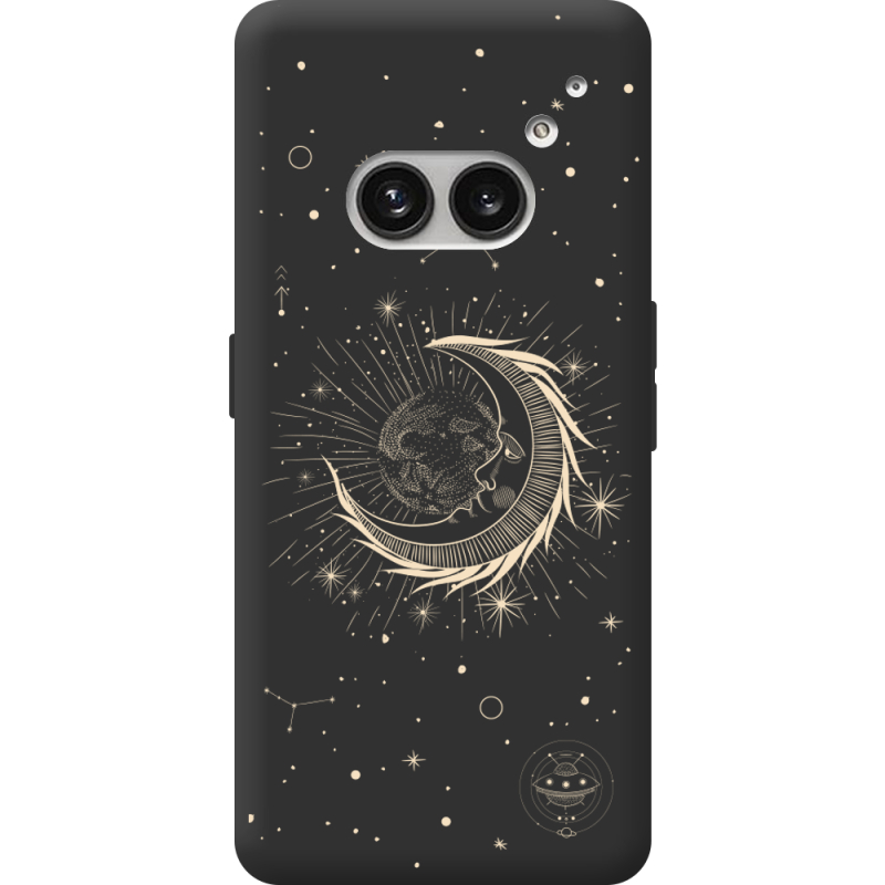 Черный чехол BoxFace Nothing Phone (2a) Moon