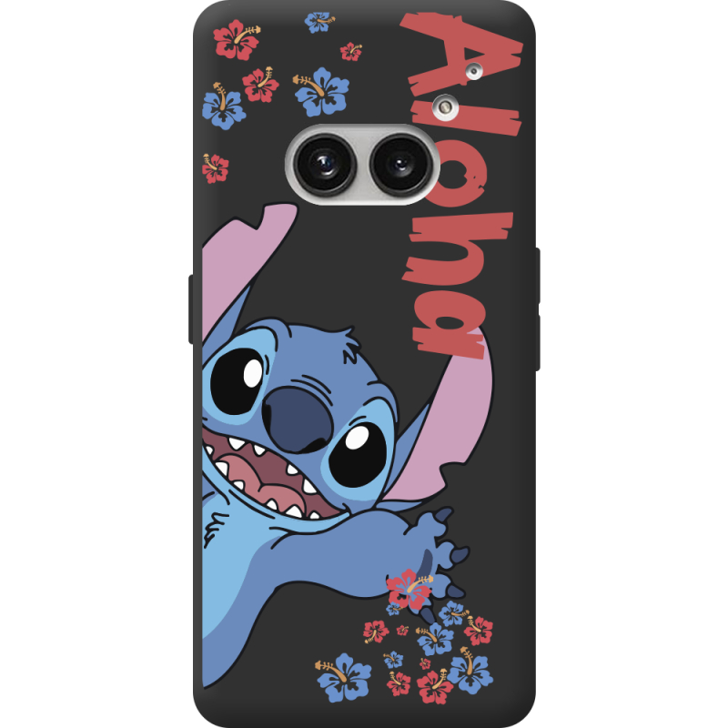 Черный чехол BoxFace Nothing Phone (2a) Гавайський гість Stich