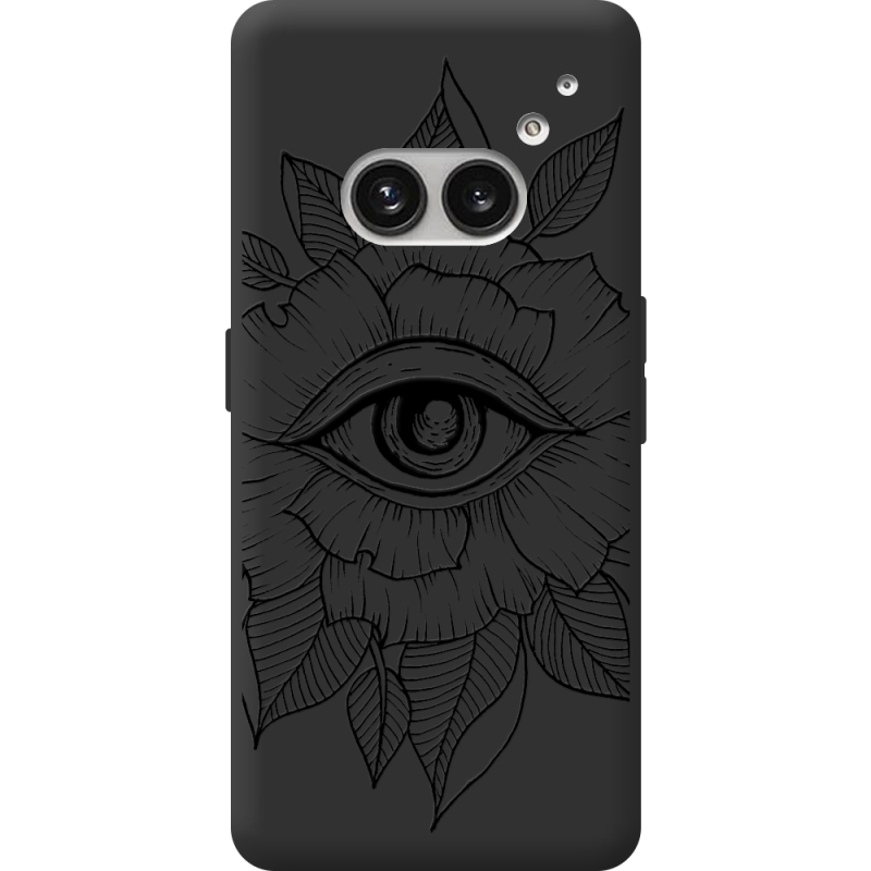 Черный чехол BoxFace Nothing Phone (2a) Eye