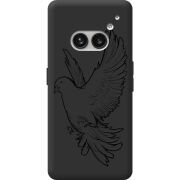 Черный чехол BoxFace Nothing Phone (2a) Dove