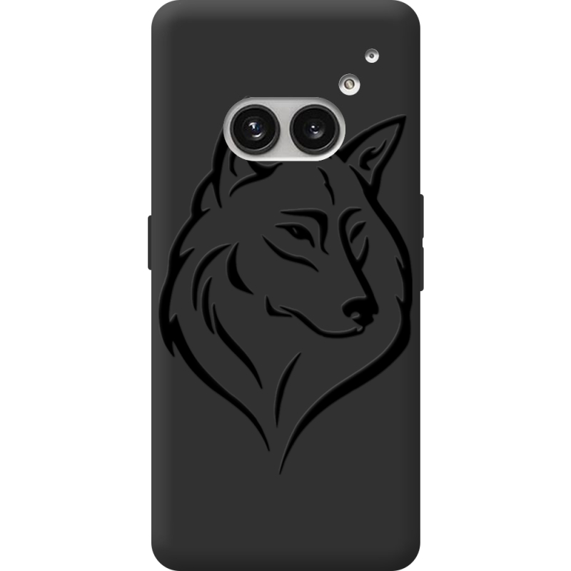 Черный чехол BoxFace Nothing Phone (2a) Wolf