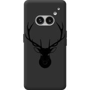 Черный чехол BoxFace Nothing Phone (2a) Deer