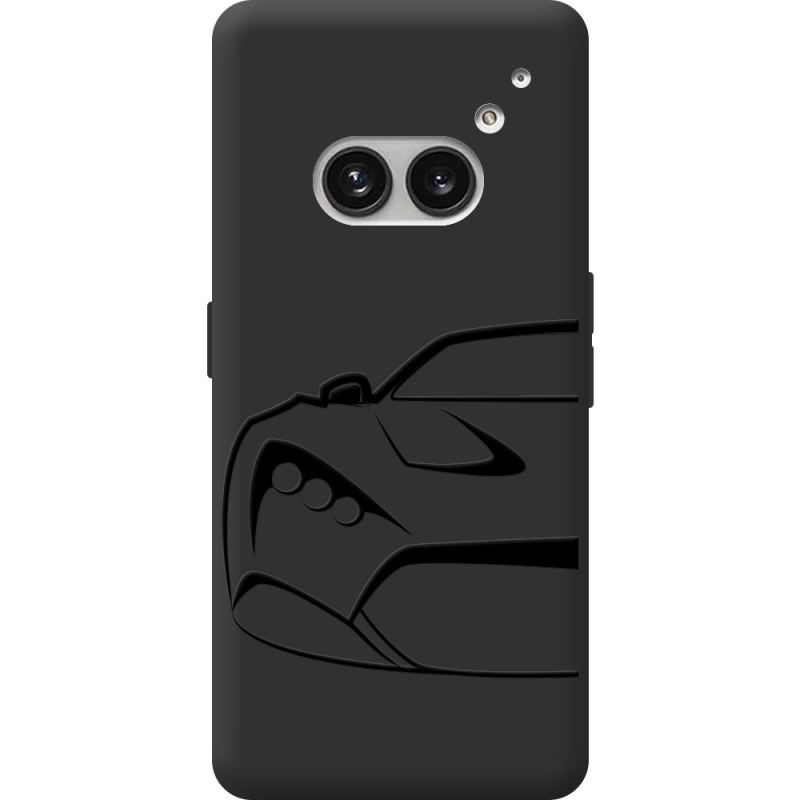 Черный чехол BoxFace Nothing Phone (2a) Sportcar