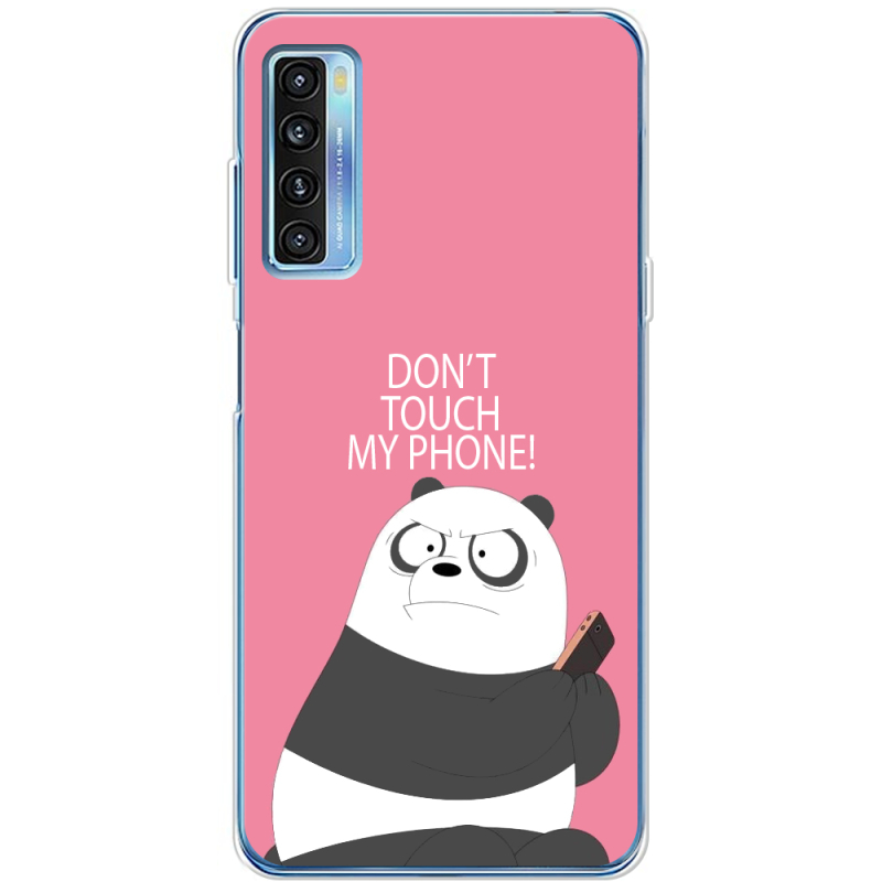 Чехол BoxFace TCL 20L Plus Dont Touch My Phone Panda