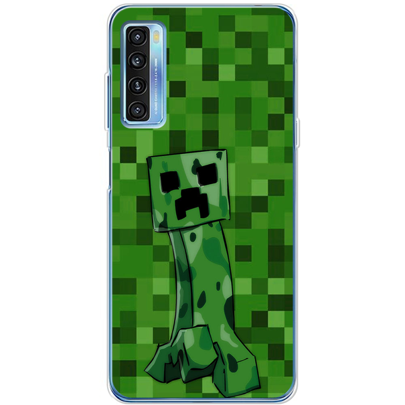 Чехол BoxFace TCL 20L Plus Minecraft Creeper