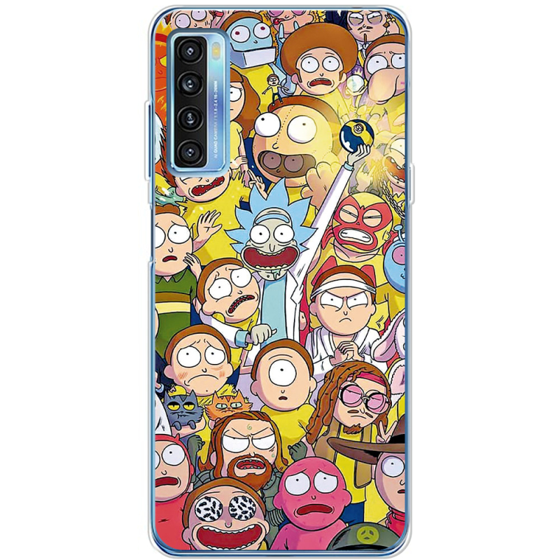 Чехол BoxFace TCL 20L Plus Rick and Morty