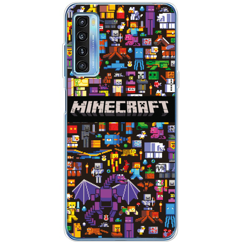 Чехол BoxFace TCL 20L Plus Minecraft Mobbery