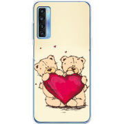 Чехол BoxFace TCL 20L Plus Teddy Bear Love