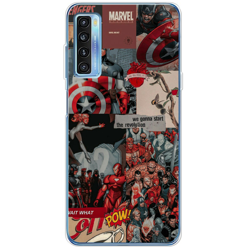 Чехол BoxFace TCL 20L Plus Marvel Avengers