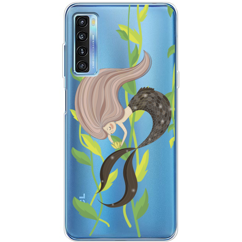 Прозрачный чехол BoxFace TCL 20L Plus Cute Mermaid