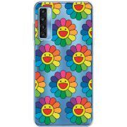 Прозрачный чехол BoxFace TCL 20L Plus Hippie Flowers