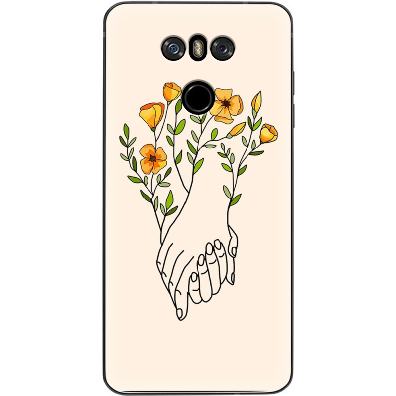 Чехол Uprint LG G6 LGH870DS Flower Hands