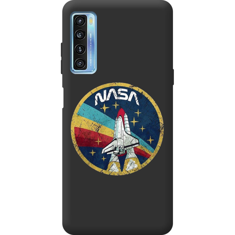 Черный чехол BoxFace TCL 20L Plus NASA