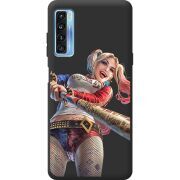 Черный чехол BoxFace TCL 20L Plus Happy Harley Quinn