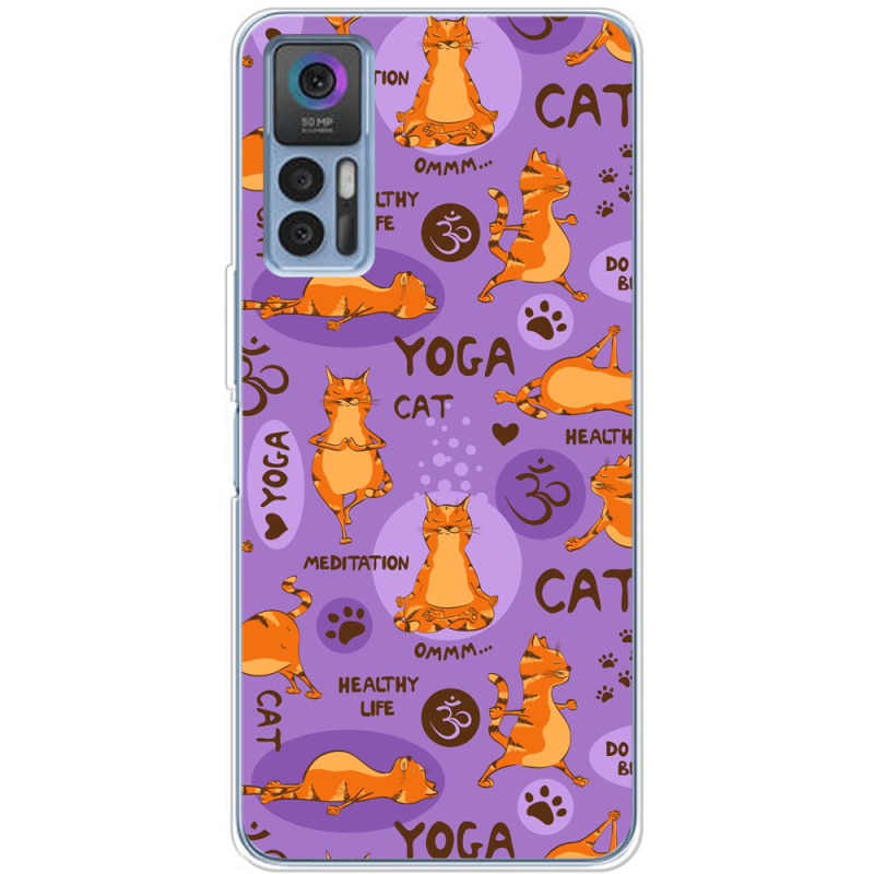 Чехол BoxFace TCL 30 Yoga Cat