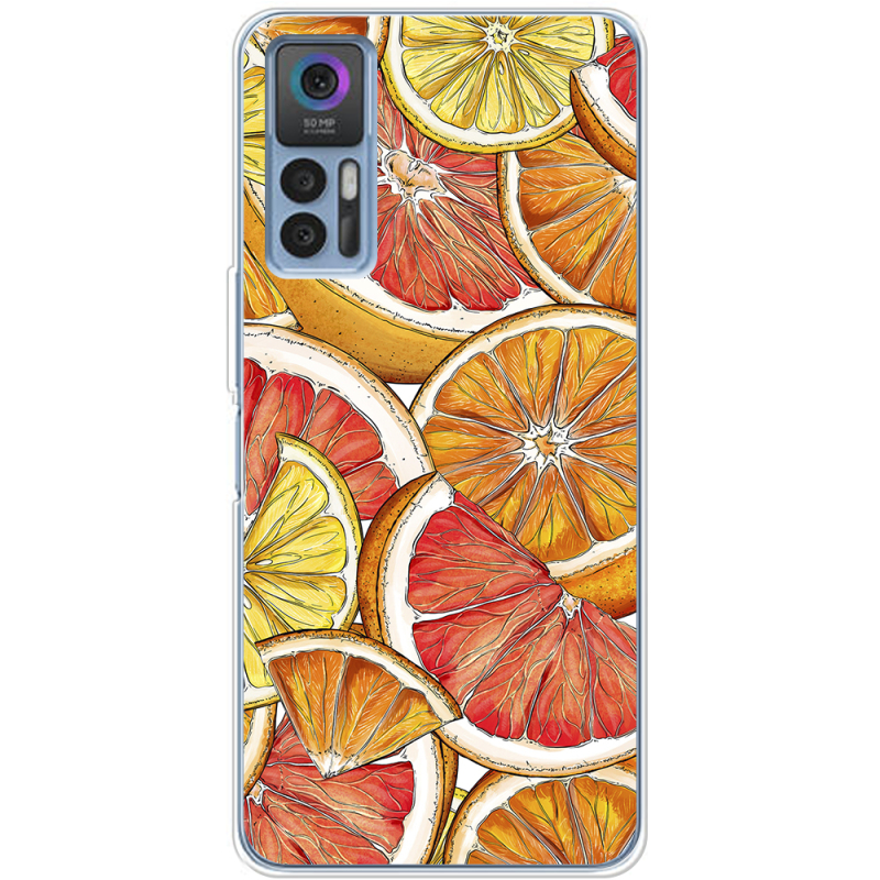 Чехол BoxFace TCL 30 Citrus Pattern