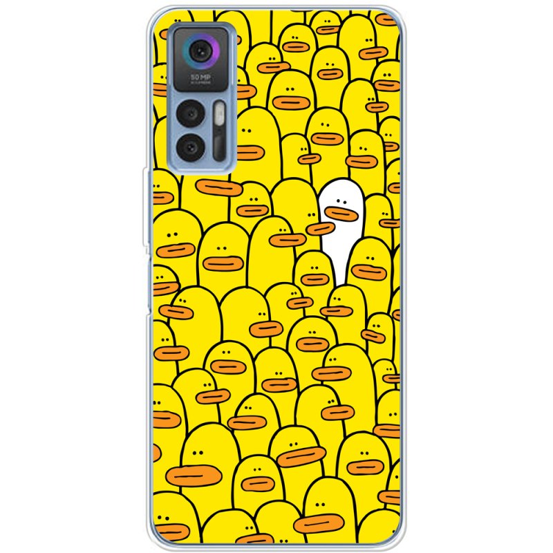 Чехол BoxFace TCL 30 Yellow Ducklings