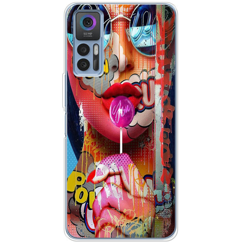 Чехол BoxFace TCL 30 Colorful Girl