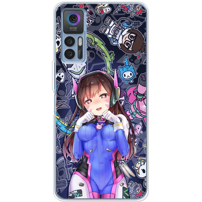 Чехол BoxFace TCL 30 Overwatch D.VA